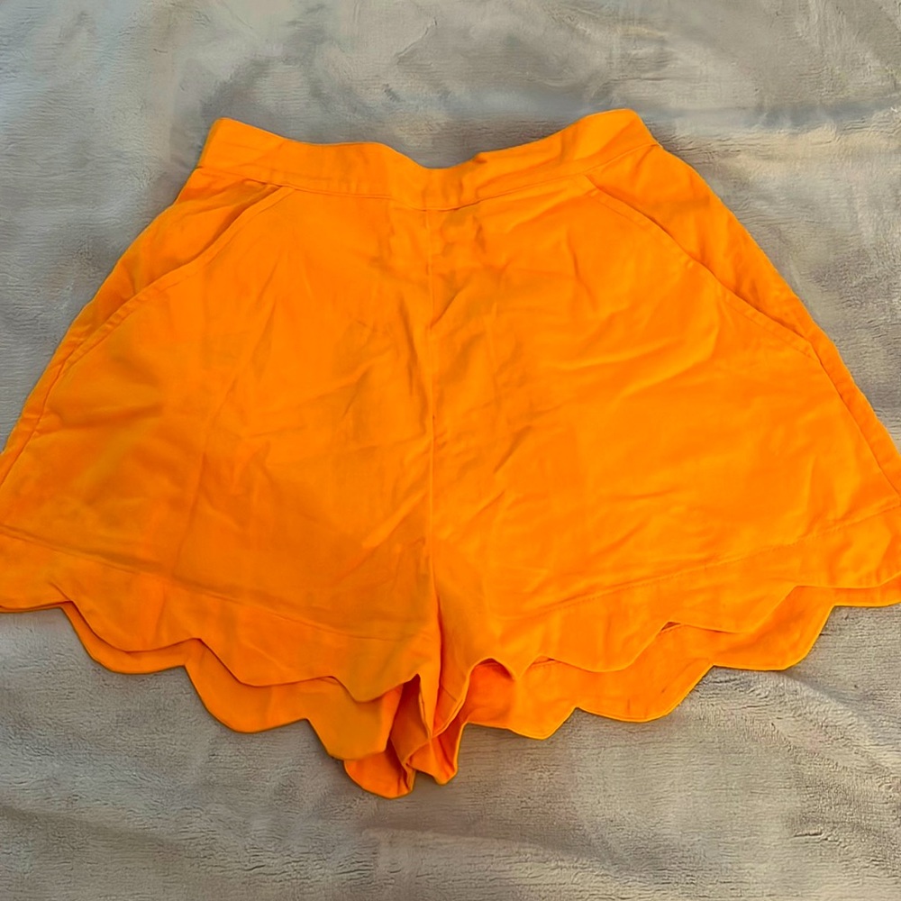 Free People Scallop Shorts